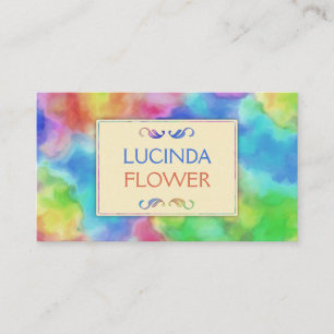 Tarjeta De Visita Spectral Pastel