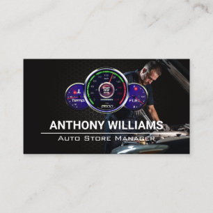 Tarjeta De Visita Speedómetro automático   Funcionamiento mecánico d