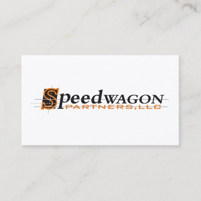 Tarjeta De Visita Speedwagon A.C. OS1 (Anverso)