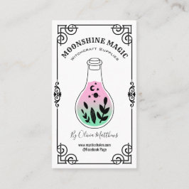 Tarjeta De Visita Spell Jar White Witchase