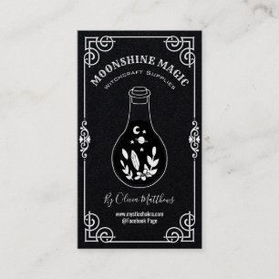 Tarjeta De Visita Spell Potion Black Witchcraft