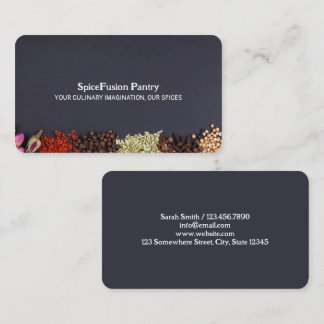 Tarjeta De Visita Spices Chef