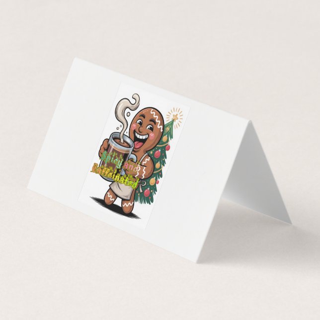 Tarjeta De Visita Spicy and Caffeinated (Anverso)