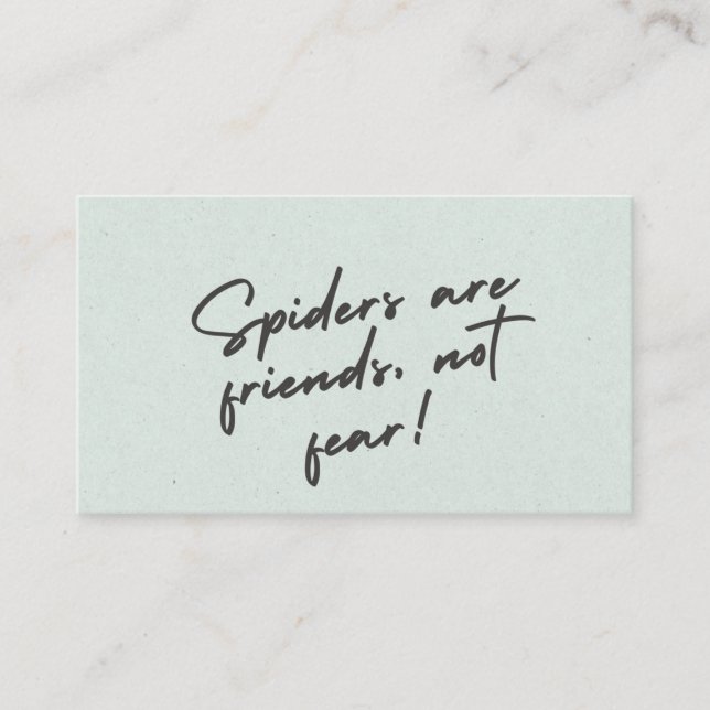 Tarjeta De Visita Spider Spirit – Bold Nature-Inspired Design Watch (Anverso)