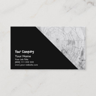 Tarjeta De Visita Spider web