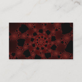 Tarjeta De Visita Spiderweb Fractal