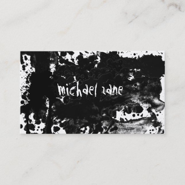 Tarjeta De Visita Splat v (Anverso)