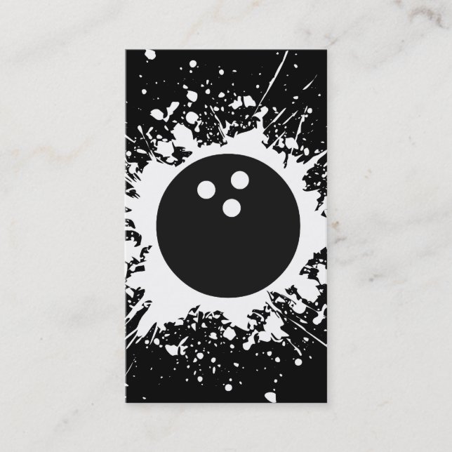 Tarjeta De Visita splatz de los bolos (Anverso)