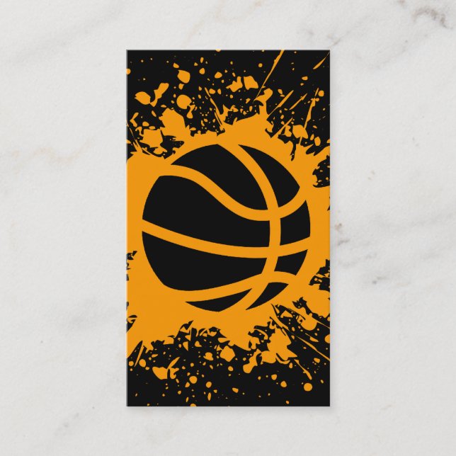 Tarjeta De Visita splatz del baloncesto (Anverso)
