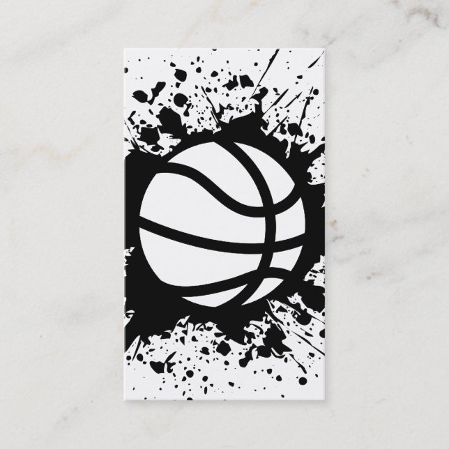 Tarjeta De Visita splatz del baloncesto (Anverso)