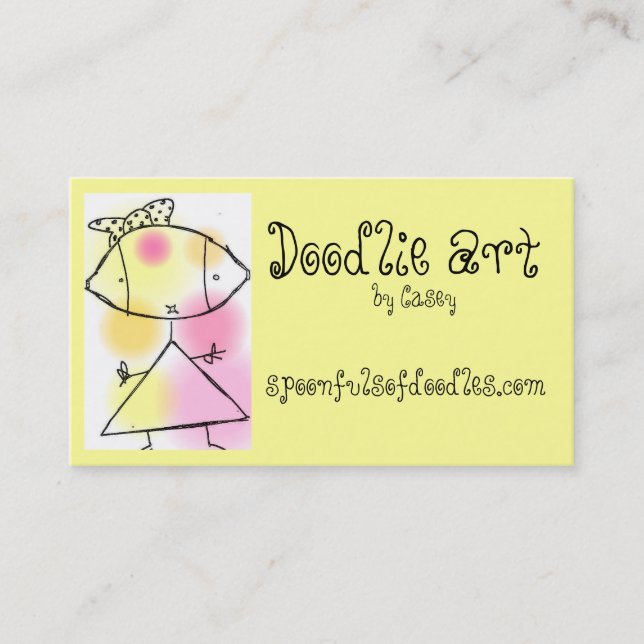 Tarjeta De Visita spoonfulsofdoodles.com (Anverso)