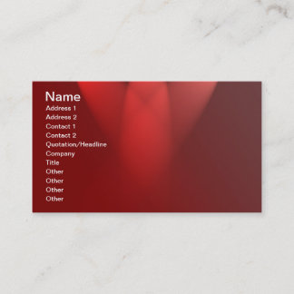 Tarjeta De Visita Spotlight-on-red-curtain529 SHINY RED GLOSSY SURF