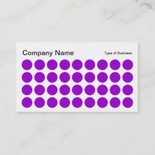 Tarjeta De Visita Spots - Purple, Black and White