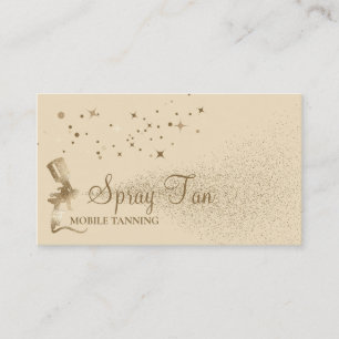 Tarjeta De Visita Spray de Airbrush para Bronceado Beige