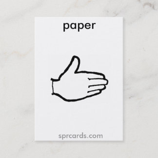 Tarjeta De Visita sprcards-papercard
