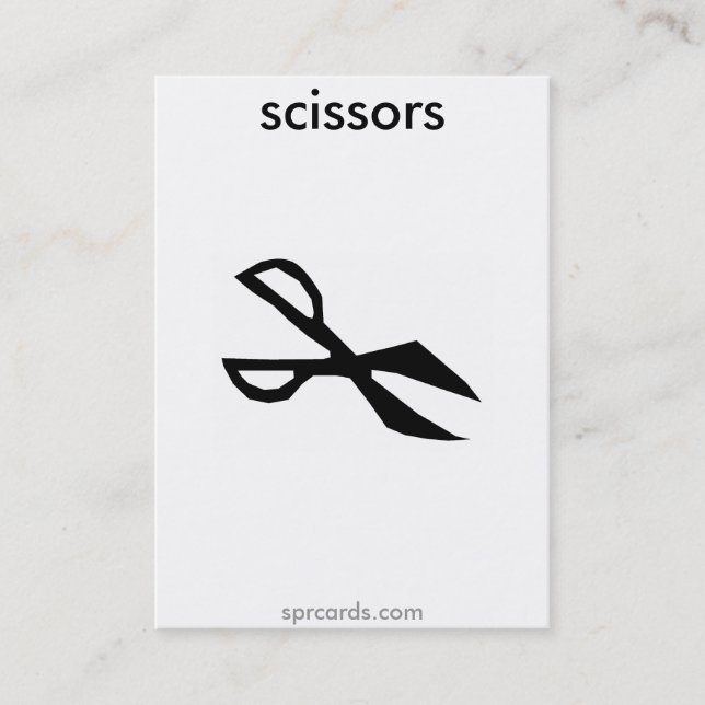 Tarjeta De Visita sprcards-scissorscard (Anverso)