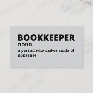 Tarjeta De Visita Spreadsheet King - Significado divertido de Bookke