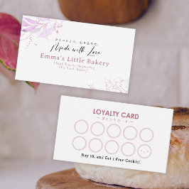 Tarjeta De Visita Spring Botanical Farmers Market Loyalty Reward