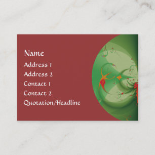 Tarjeta De Visita Spring Butterfly
