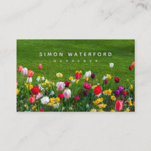 Tarjeta de visita Spring Flowers Oceania