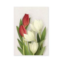 Tarjeta de visita Spring Tulip Floral