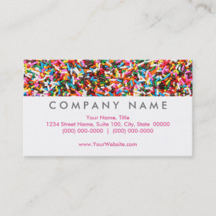 Tarjeta De Visita Sprinkles Business Cards