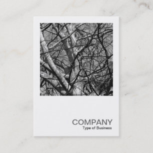 Tarjeta De Visita Square Photo 0387 - Branches (B&W)