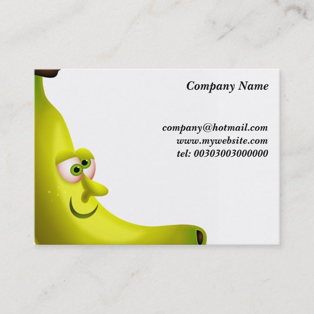 Tarjeta De Visita Sr. Banana (Anverso)