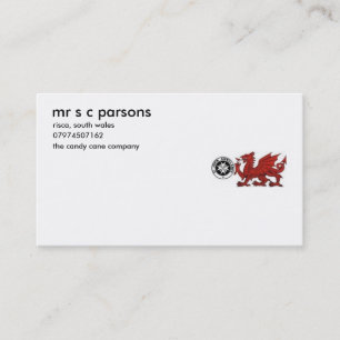 Tarjeta De Visita Sr. s c parsons