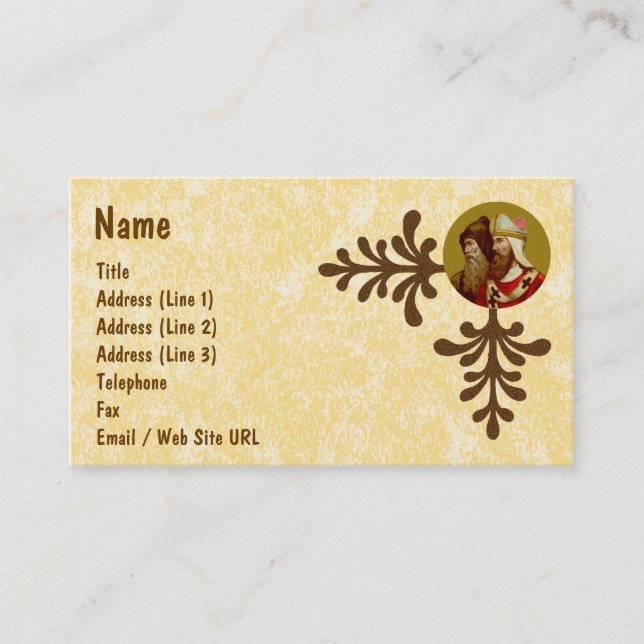 Tarjeta De Visita SS. Cyril y Methodius (M 001) (Anverso)