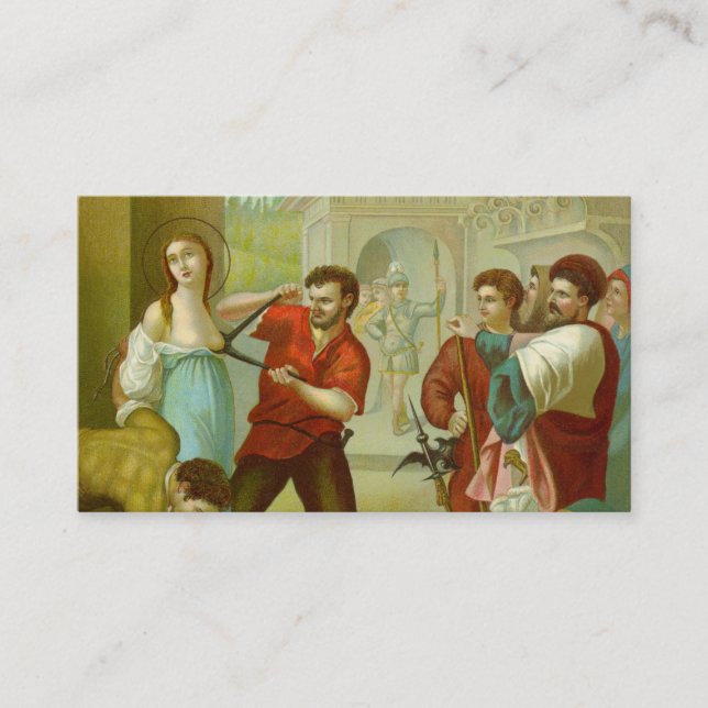 Tarjeta De Visita St. Agatha (M 003) FB Standard (Anverso)