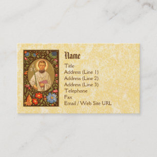 Tarjeta De Visita St. Aloysius Gonzaga (PM 01) Standard