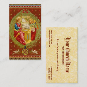 Tarjeta De Visita St. Cecilia de Roma (SNV 36, Estilo 2)