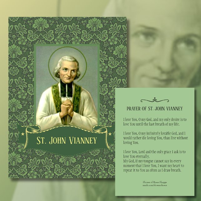 Tarjeta De Visita St. John Vianney, Sacerdotes Sagrados (Subido por el creador)