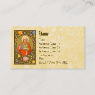 Tarjeta De Visita St. Paul el Apóstol (PM 06) Standard