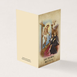 Tarjeta De Visita St. Peregrine Patron Cancer Patients Holy Cards