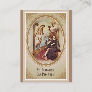 Tarjeta De Visita St. Santo patrón del peregrino del rezo de Jesús