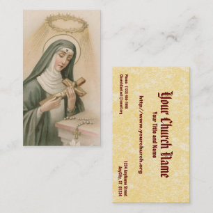 Tarjeta De Visita Sta. Rita de Cascia (M 015)
