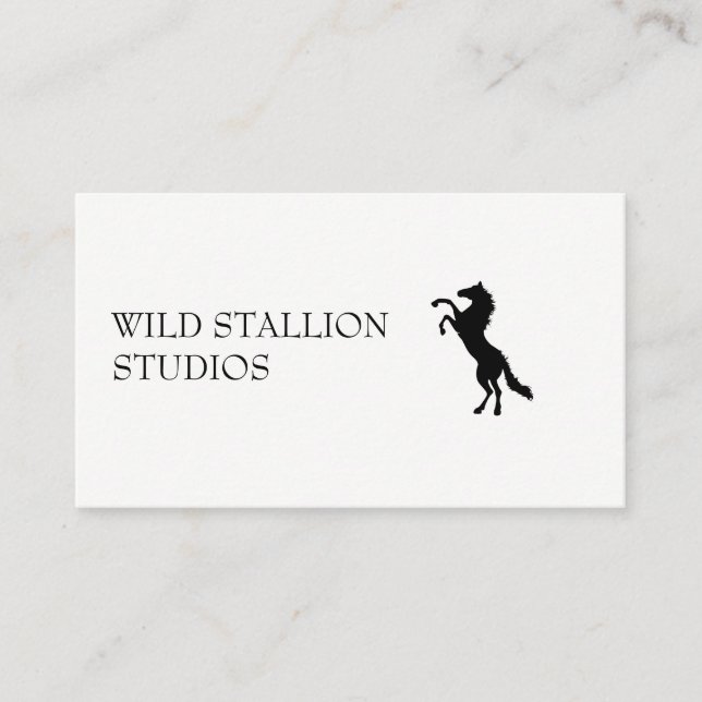 Tarjeta De Visita Stallion (Anverso)