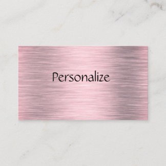 Tarjeta De Visita Standard 3.5" x 2.0" Business Card Stainless Metal