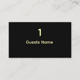 Tarjeta De Visita Standard Wedding Place Card Size