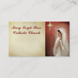Tarjeta de visita Star Christian Light Cross