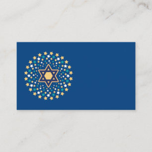 Tarjeta De Visita Star of David Business Card