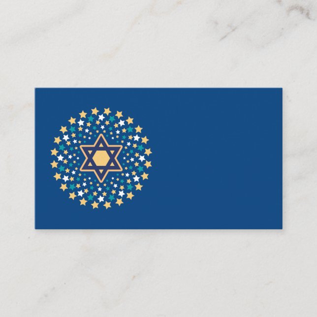 Tarjeta De Visita Star of David Business Card (Anverso)