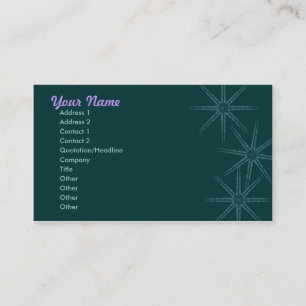 Tarjeta De Visita Starburst