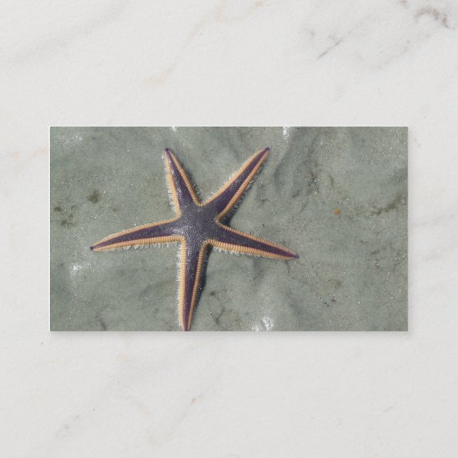 Tarjeta De Visita Starfish (Reverso)