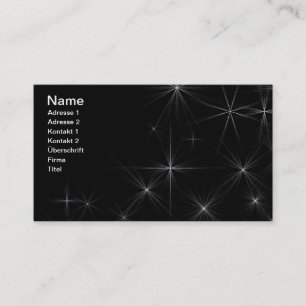 Tarjeta De Visita Starry business card