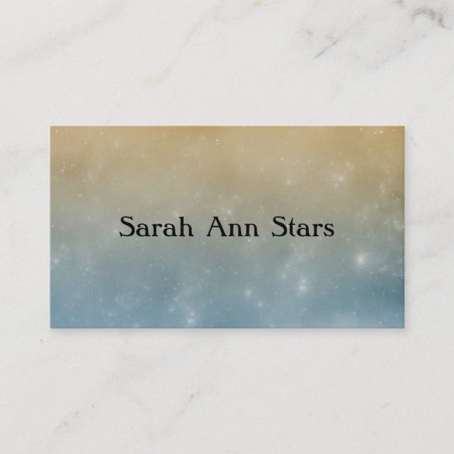 Tarjeta De Visita Starry Sky (Anverso)