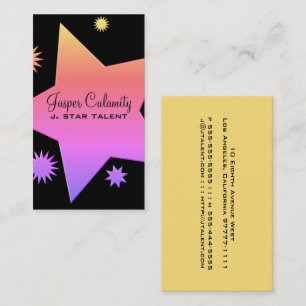 Tarjeta de visita Stars and Stars