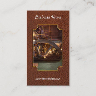 Tarjeta De Visita Steampunk - Bombado